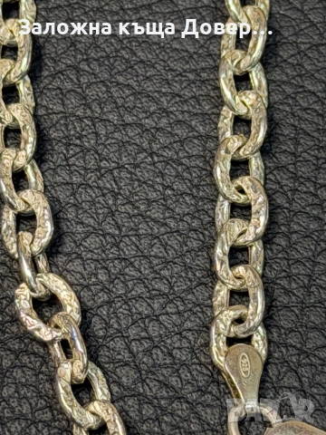 Сребърен  синджир ланче silver 925 чисто нов lanec sinjir ланец, снимка 7 - Колиета, медальони, синджири - 54488349