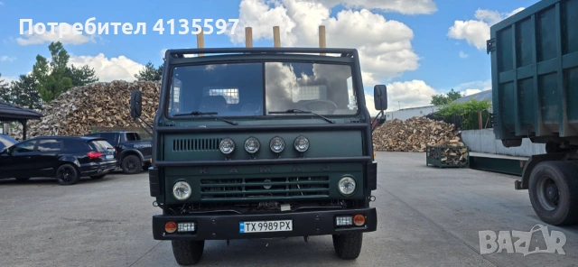 КАМАЗ 53212 6х4, 1993 г. – Напълно обслужен, двигател на 8000 км, теглич