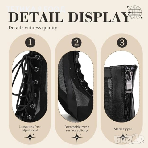 Дамски обувки за танци, токчета за бачата / салса / латино / бални, снимка 4 - Дамски обувки на ток - 54135772