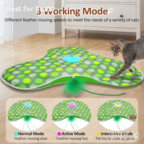 Интерактивна играчка за котки Sofolor, снимка 4 - Други стоки за животни - 54682317