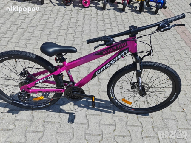 BG Алуминиев велосипед 26" MARTY розов, снимка 3 - Велосипеди - 54334920