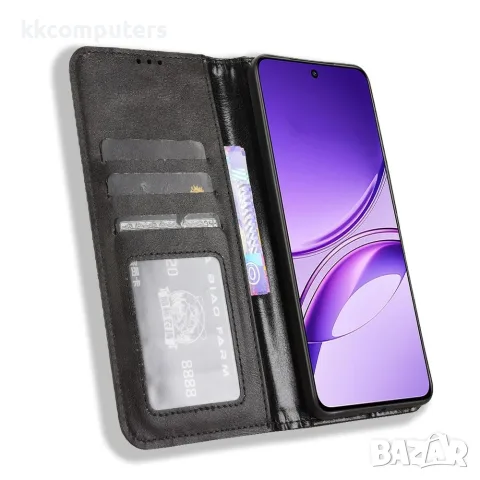 Калъф за vivo V50 Lite 4G/5G – Ретро кожа, Стенд, Джоб за карти, Магнит, 5 цвята, снимка 5 - Калъфи, кейсове - 55378800