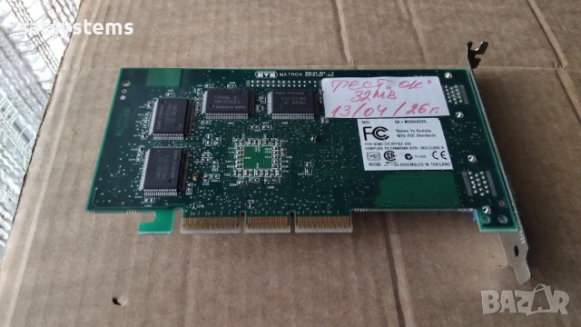 Видео карта Matrox MGI G4+ MDH4A32G Dual VGA 32MB AGP, снимка 8 - Видеокарти - 54177782
