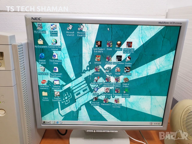 ⭐Продавам рядък ретро компютър IBM 300GL с много ретро игри⭐, снимка 9 - Антикварни и старинни предмети - 54609749