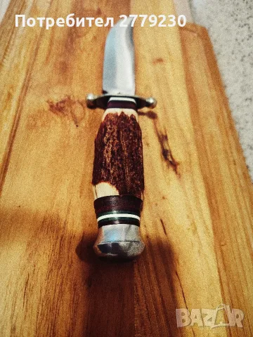 Нож ловен Made in Germany" Hubert Solingen, снимка 7 - Ножове - 55400125