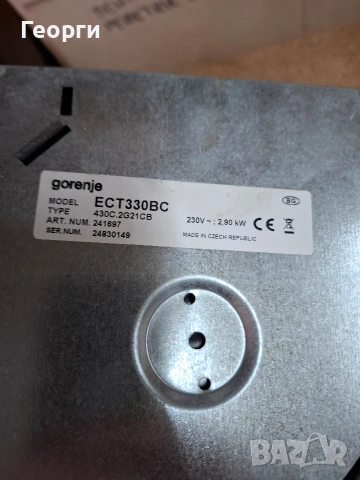 Стъклокерамичен плот GORENJE- не работи,за части!, снимка 3 - Котлони - 54076447
