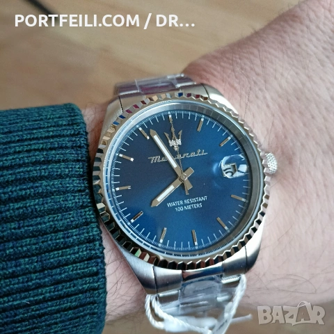 Оригинален лицензиран часовник Maserati от Morellato Italy, корона на винт, 10 АТМ, снимка 10 - Мъжки - 54212652