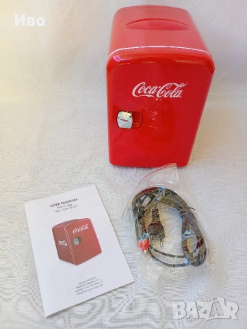 Мини Хладилник Coca Cola, снимка 4 - Хладилници - 54792421