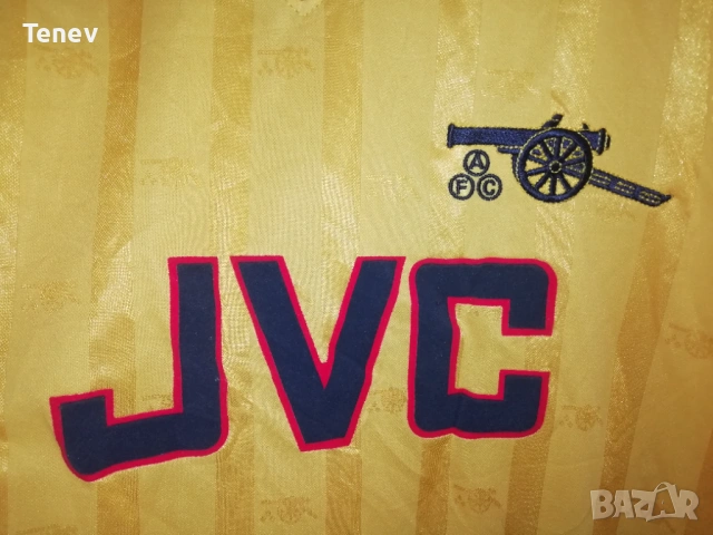 Arsenal JVC 1988-1991 оригинална мъжка тениска фланелка ретро Арсенал , снимка 4 - Тениски - 53067027