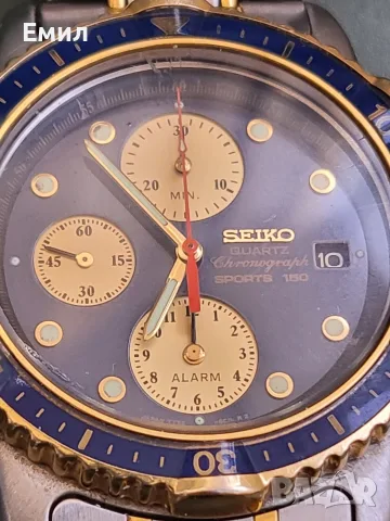 Колекционерски часовник SEIKO SPORTS 150 7T32, снимка 2 - Колекции - 55615692