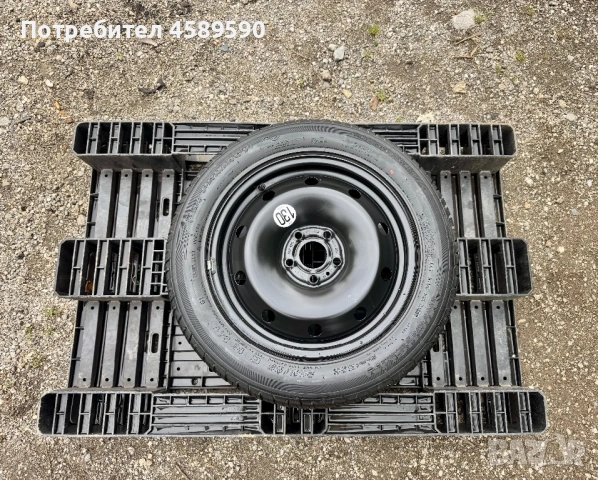 Резервна гума Michelin + Джанта 16цола 5x108 за Renault Kangoo(2013-2022)