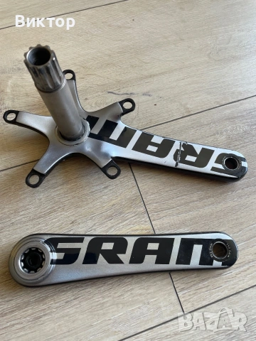 Шосейни курбели без плочи  SRAM RED 22, BCD130mm, снимка 2 - Части за велосипеди - 54971380