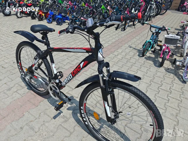 PA Алуминиев велосипед 27.5" PRO черен/червен, снимка 4 - Велосипеди - 55553505