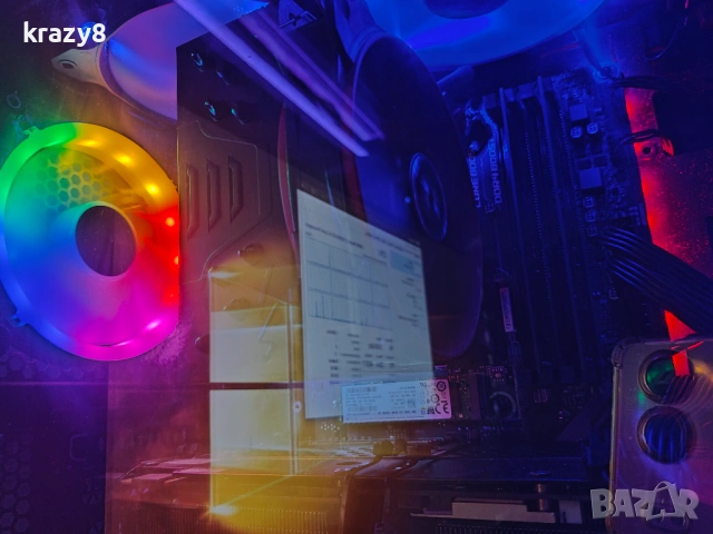 Геймърски компютър Ryzen 5500x3D, 16GB DDR4, GTX 1080 Ti, 700w пълно модулно+механична клавиатура, снимка 4 - Геймърски - 54110371