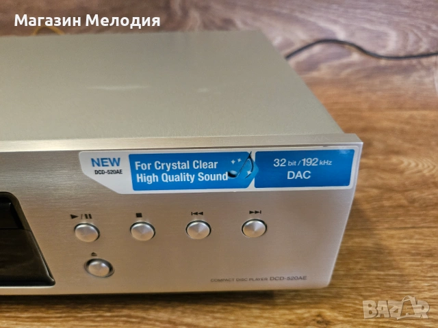 CD Player Denon DCD-520AE – High-End технологии в модерния аналогов звук, снимка 7 - Декове - 54560884