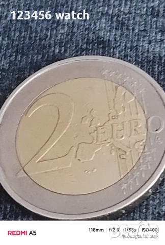 2евро монета буква f2002г, снимка 4 - Нумизматика и бонистика - 54911894