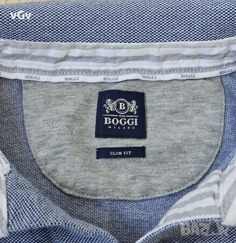 Мъжка поло тениска Boggi Slim - XL , снимка 2 - Тениски - 55014523