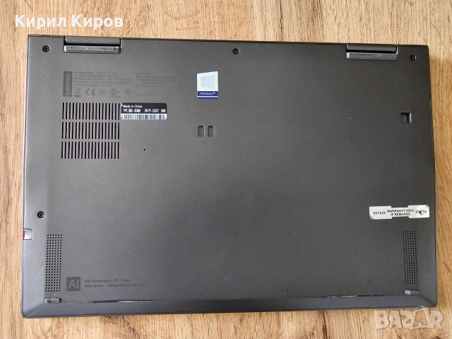 ЗА ЧАСТИ Lenovo ThinkPad X1 Yoga Gen 4 Touchscreen (i5 10 gen, 16GB RAM) | без диск | без зарядно , снимка 10 - Части за лаптопи - 55216266
