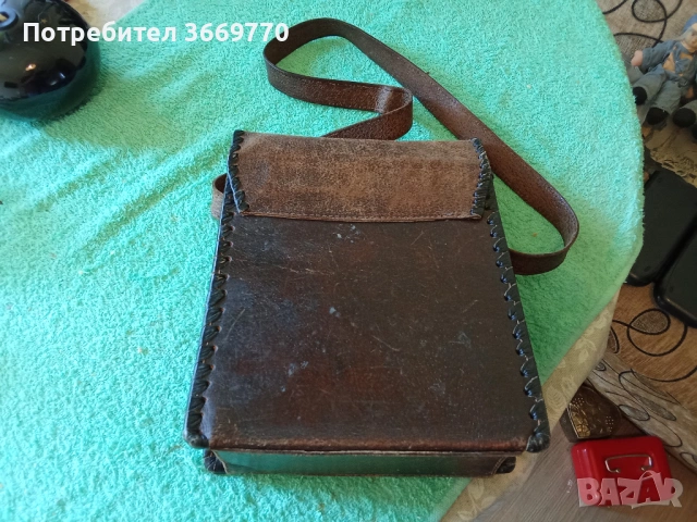 Винтидж кожена чанта, снимка 5 - Чанти - 54310310