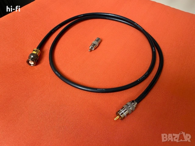 Cambridge Audio digital coaxial cable RCA - BNC, снимка 5 - Ресийвъри, усилватели, смесителни пултове - 54638111