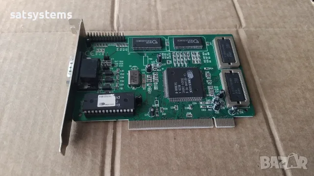 Видео карта Cirrus Logic CL-5446 2MB PCI, снимка 5 - Видеокарти - 55335805