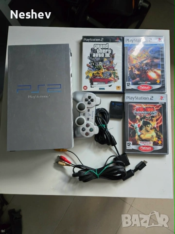 PS2 пълен комплект с хак и игри