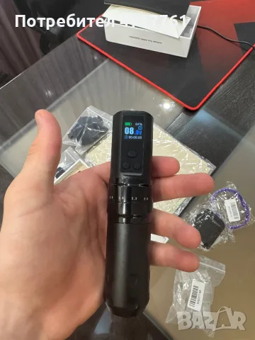 Dragonhawk MAST Fold 2 Pro Wireless – Чисто нова | Оригинал | Безжична машинка за татуиране, снимка 3 - Друга електроника - 55388445
