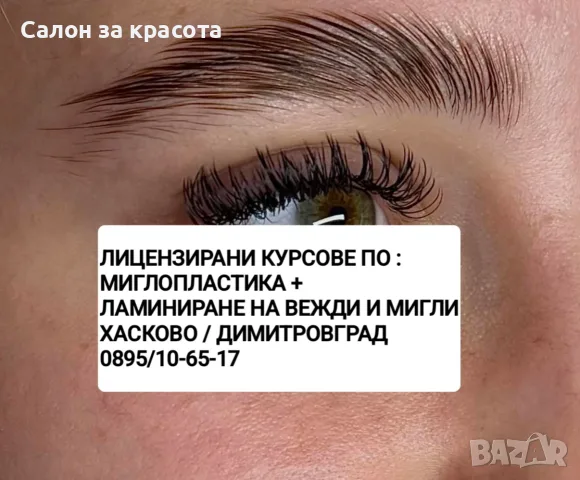 Курсове миглопластиката Хасково 0895/10-65-17