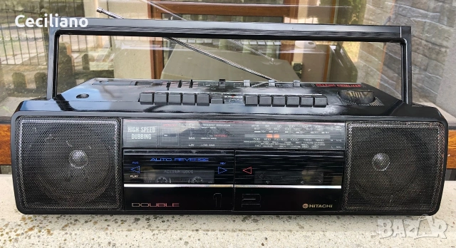 Радиокасетофон HITACHI TRK W350E, снимка 10 - Радиокасетофони, транзистори - 55266048