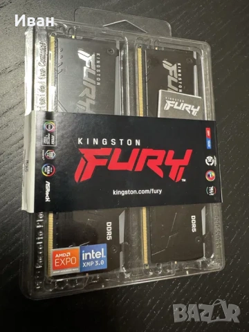 RAM памет Kingston DDR5 6000mt/s CL30 - кит 2х16GB