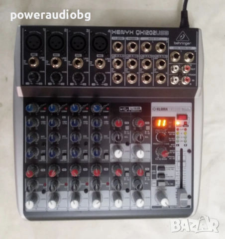 Смесителен пулт  с ефект Behringer XENYX QX1202USB, снимка 3 - Ресийвъри, усилватели, смесителни пултове - 54906052