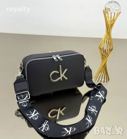 Calvin Klein Нова Дамска Кожена Чанта Различни Цветове , снимка 2 - Чанти - 55157661