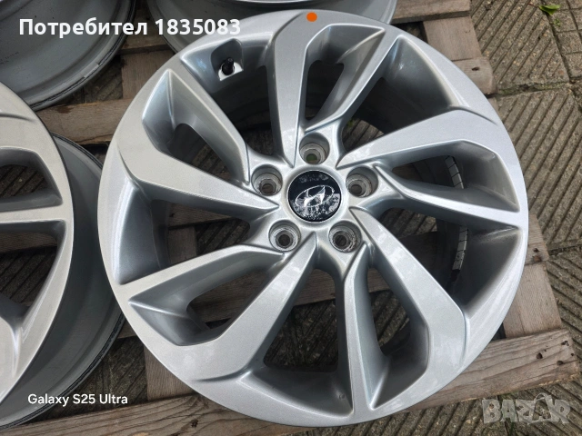 Лети джанти 17ки 5х114.3 Hyundai, снимка 6 - Гуми и джанти - 54855055