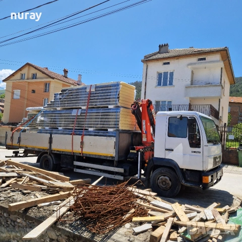 камион със кран услуги , снимка 6 - Товарни превози - 42910623
