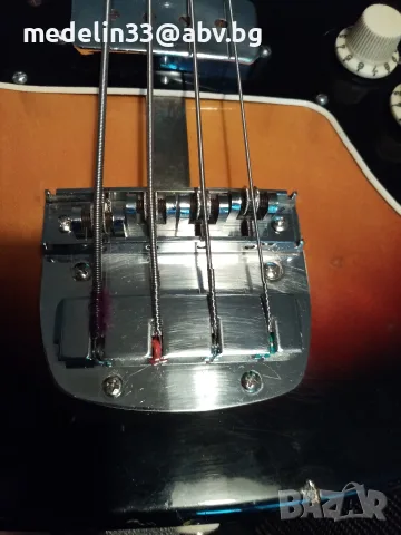 Klira Texas bass 351,Relic, West Germany 1960,short scale, sunburst, бас китара, снимка 7 - Китари - 55652044