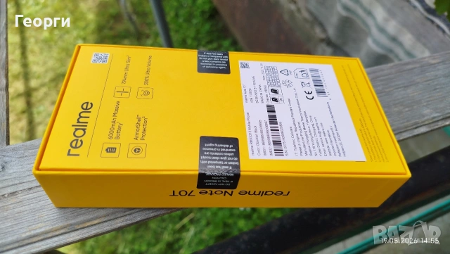 Чисто нов запечатан Realme Note 70T, снимка 2 - Телефони с две сим карти - 54606796