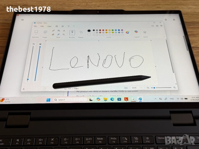 НОВ! Lenovo T14s 2 in 1`Ultra 7 255U/32GB LPDDR5X/512GB NVMe/Гаранция/Батерия 100%-1ц/WUXGA IPS, снимка 11 - Лаптопи за работа - 54717905