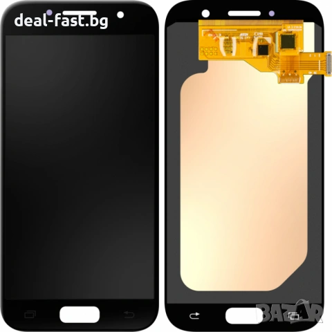 Нов OLED Дисплей за Samsung Galaxy A5 2017 A520 / Без рамка / Черен / Гаранция