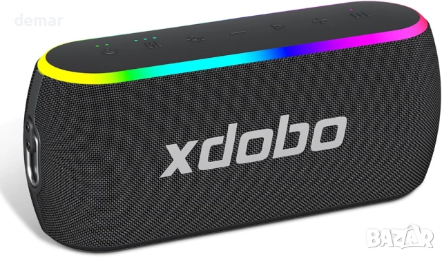 xdobo X8 III Преносим Bluetooth високоговорител с RGB светлини, IPX7