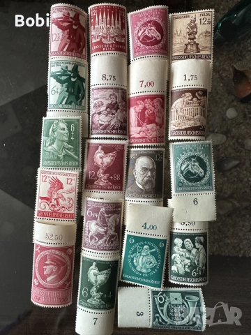 Лот пощенски марки GROSSDEUTSCHES REICH 1941-1944