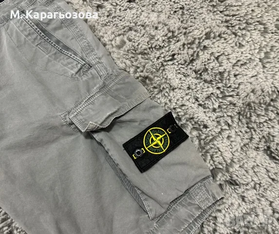 Мъжки карго панталонки Stone Island, Размер М, снимка 4 - Къси панталони - 55564244