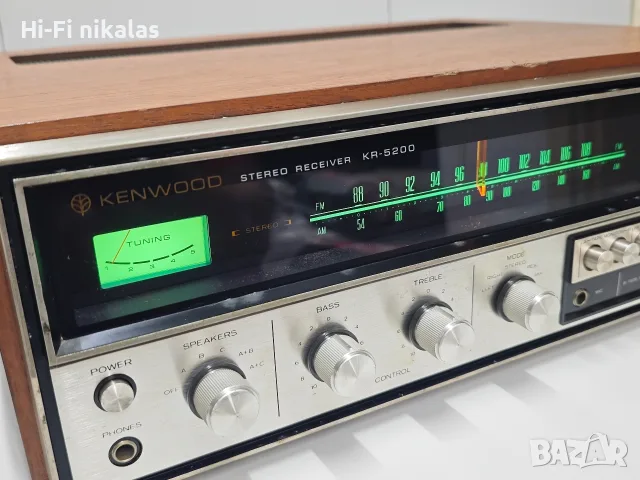 стерео усилвател ресийвър ретро Hi-Fi KENWOOD KR-5200, снимка 6 - Ресийвъри, усилватели, смесителни пултове - 55649912