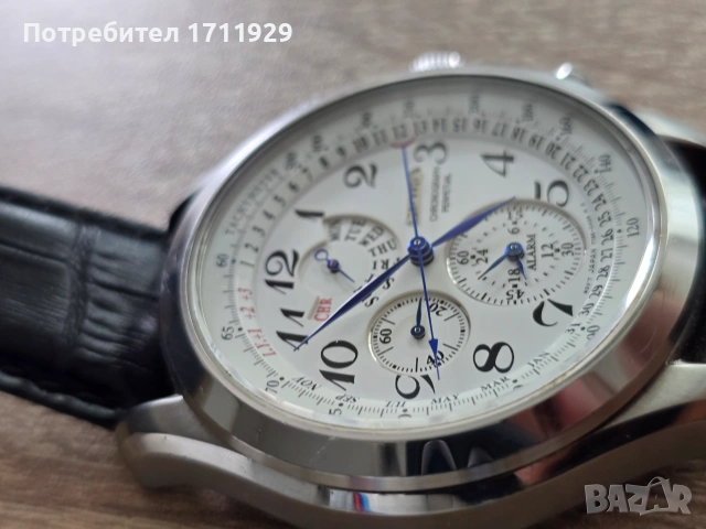 Мъжки часовник Seiko Premier Chronograph Perpetual, снимка 7 - Мъжки - 55250782
