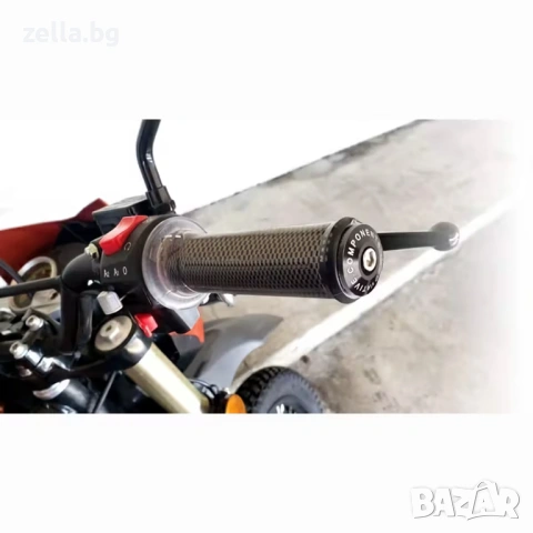 Анодирани алуминиеви CNC тапи за кормило – Универсални за Yamaha, Honda, Suzuki, Enduro 10159, снимка 11 - Аксесоари за велосипеди - 54659629