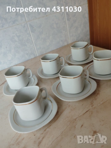 Три български  сервиза чаши за кафе , снимка 9 - Чаши - 54214526