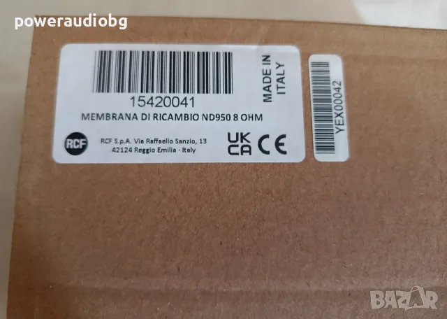 Мембрана Шпула Трептяща система за RCF ND950 8 OHM за RCF ART 745, ART 945 и други., снимка 8 - Тонколони - 55381699