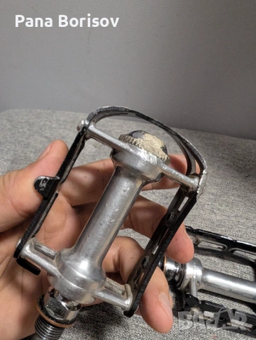 Ретро Шосейни Педали Campagnolo Super Record, снимка 9 - Части за велосипеди - 55260934