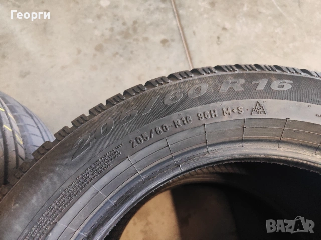 2бр.зимни гуми 205/60/16 Pirelli, снимка 3 - Гуми и джанти - 54481608