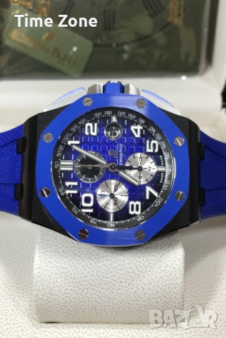 Audemars Piguet Royal Oak Offshore Chronograph 44mm Black Blue Различни Варианти, снимка 3 - Мъжки - 54047699