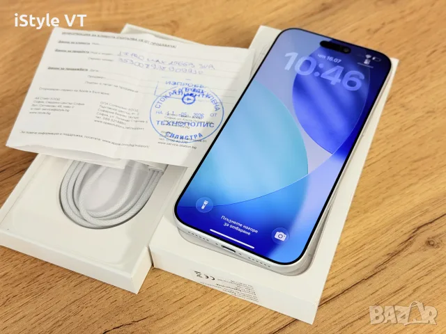 iPhone 17 Pro Max 41 зареждания ТЕХНОПОЛИС!!!, снимка 2 - Apple iPhone - 55421506